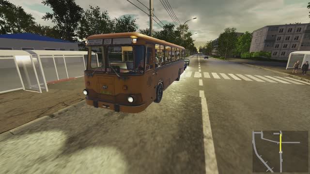 Bus Driver Simuliator Лиаз луноход ! смотреть онлайн