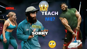 Пауэрлифтер Анатолий прикинулся уборщиком в спортзале. Спортпранк