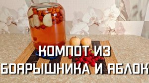 Рецепт компота из боярышника и яблок на зиму в домашних условиях