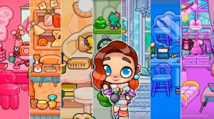 Комнаты в Аватар Ворлд всех цветов радуги 💜 Игра Аватар Ворлд 🧡