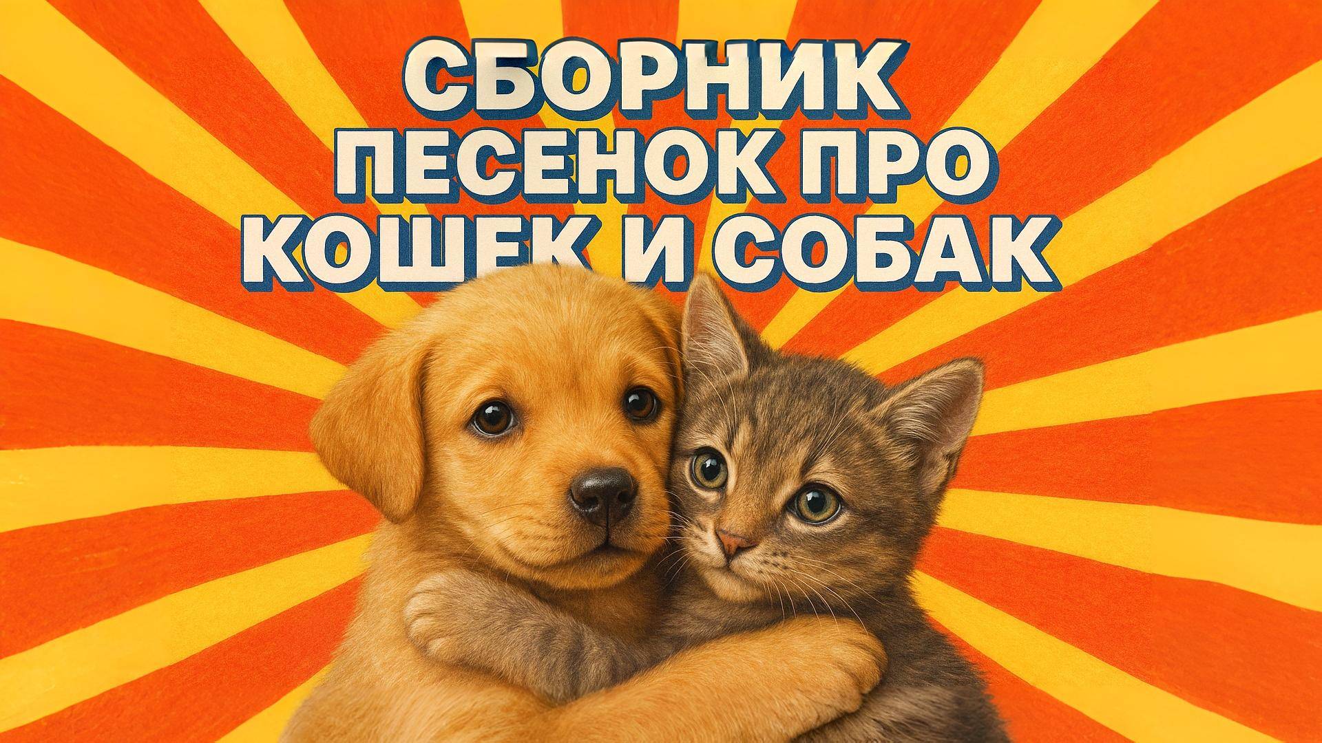 СБОРНИК ДЕТСКИХ ПЕСЕНОК ПРО КОШЕК И СОБАК смотреть онлайн