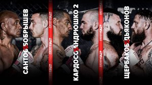 Заруба тяжей в реванше, Дьяконов vs Макс "Топор", Бобрышев vs Сантос / MMA Серия-92 главные бои