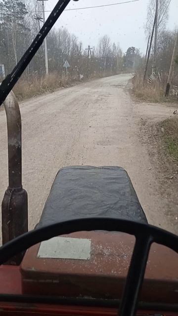 #Т-25 и фреза самоделка. Закрытие сезона осенней пахоты . смотреть онлайн