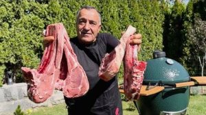 Приготовили сочную говяжью корейку по особенному рецепту на гриле