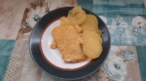 Индейка по-французски с картофелем и сыром