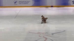 Победа Алисы Двоеглазовой на турнире памяти  Н. Панина-Коломенкина. Произвольная программа 12.10