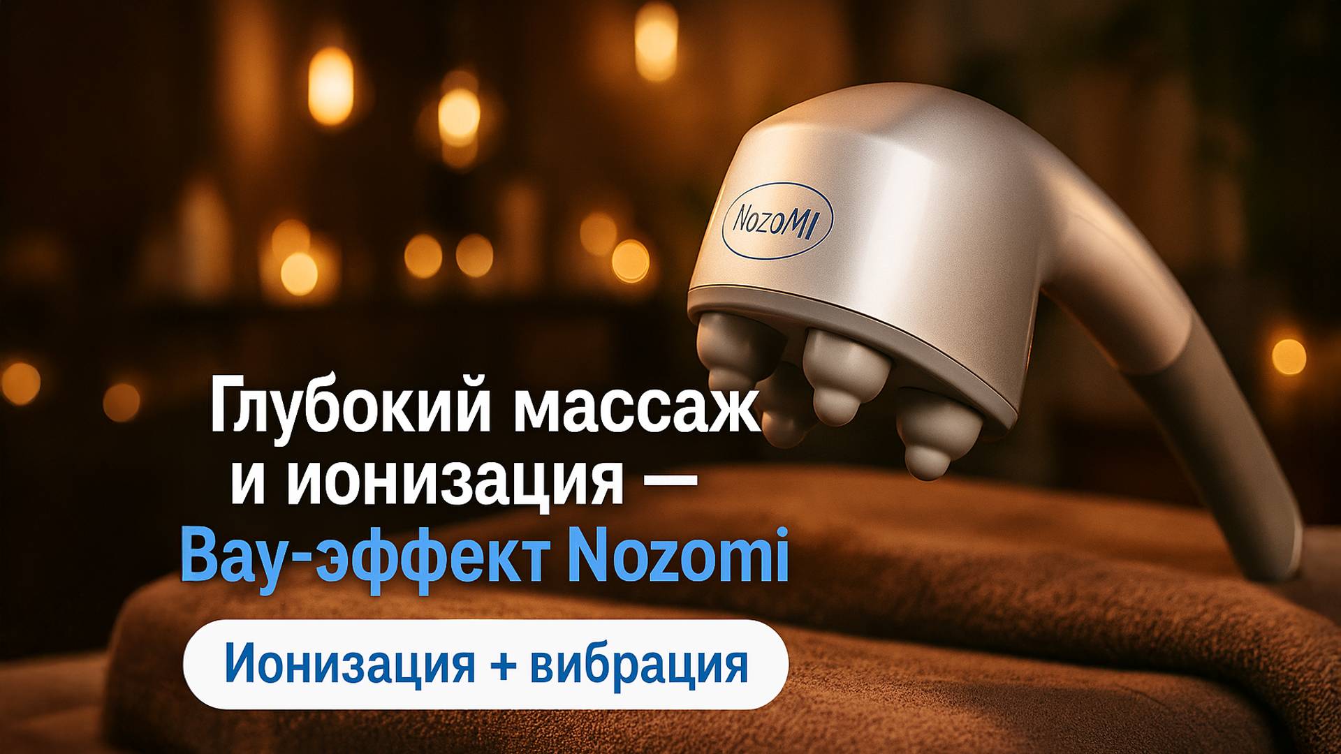 Ионизатор + вибрация: что реально умеет Nozomi MH-103 смотреть онлайн