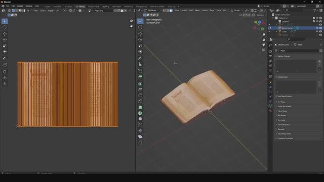 Книгу в Blender за минуту | №10