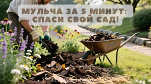 Мульча за 5 минут: спаси свой сад!