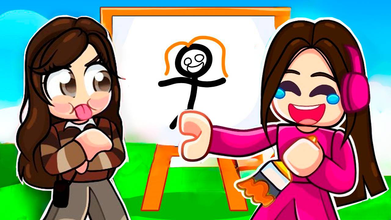 РИСУЕМ СКИНЫ ДРУГ ДРУГА В DRAW ME ROBLOX! (Безумный Челлендж с Подписчиками!) смотреть онлайн