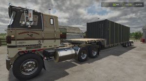 Перевозка древесины в контейнерах  Farming Simulator 25