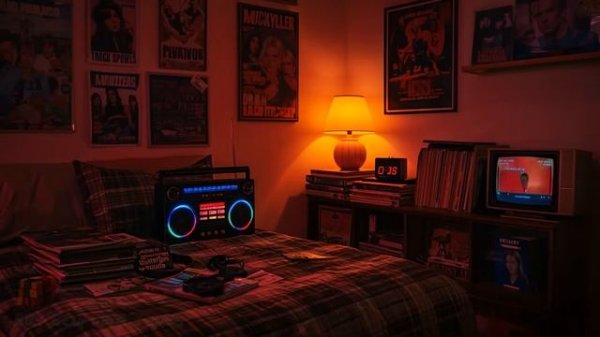 1986 Night Radio - Retro Playlist on Cassette-