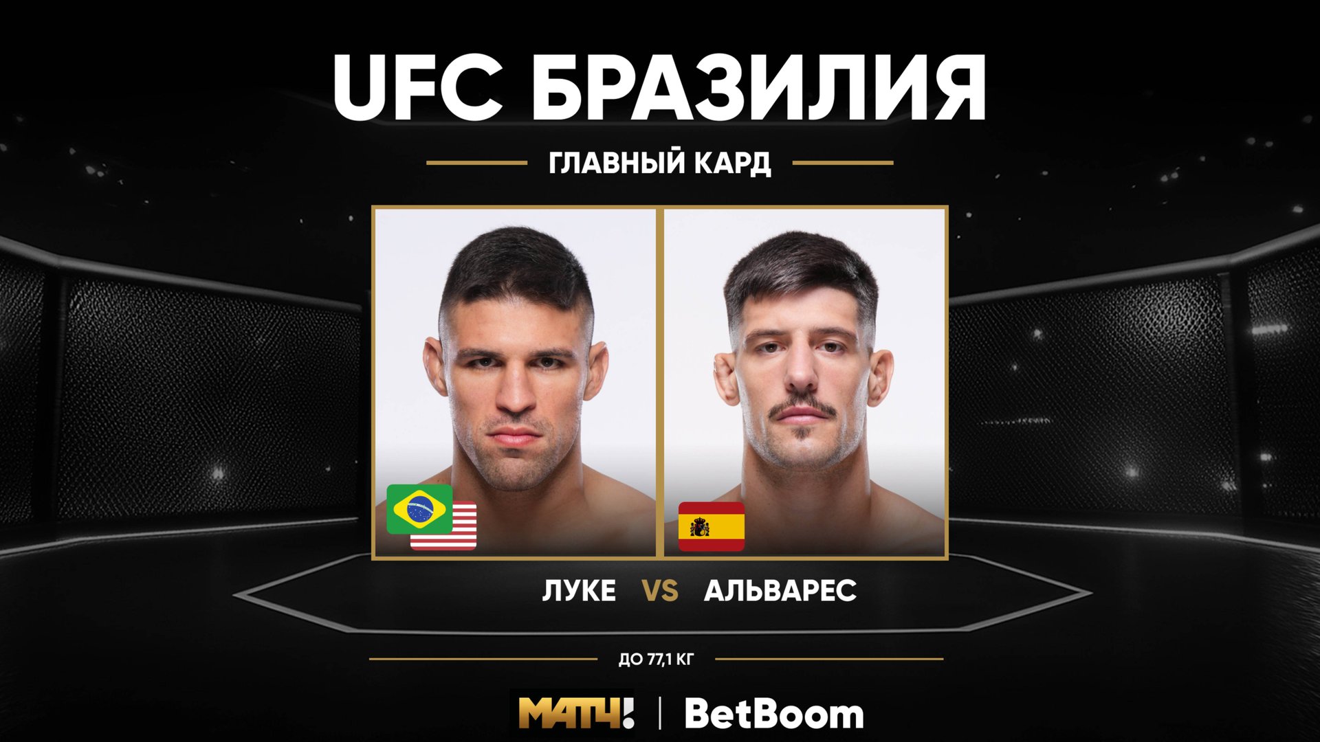 ⁣Висенте Люке против Джоэла Альвареза (видео). UFC Fight Night