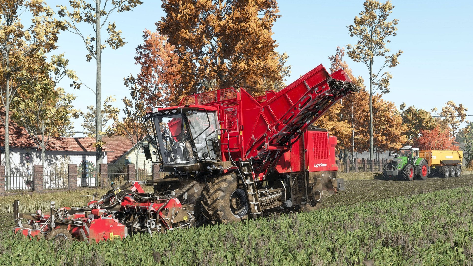 Farming Simulator 25 Уборка сахарной свеклы AgriFac LightTraxx, FENDT 939 смотреть онлайн