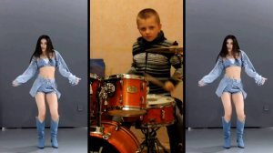 Диана Анкудинова.Танец под барабаны.