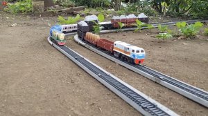 Груженный поезд железная дорогая