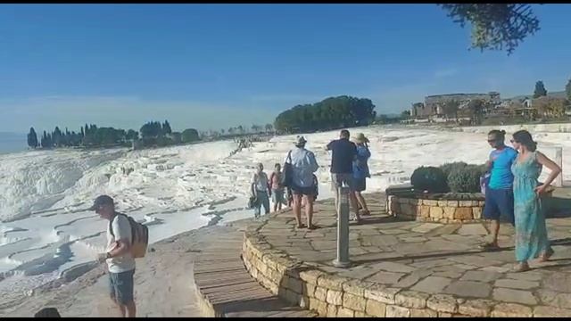 Природный феномен Памуккала, Турция. Видео предоставлено другом.