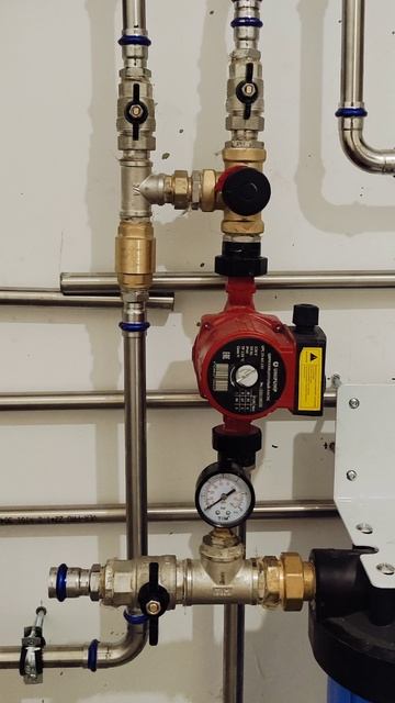 Коммунар. Котельная на нерже. Два этажа тёплого пола, бойлер, хгвс, рециркуляция