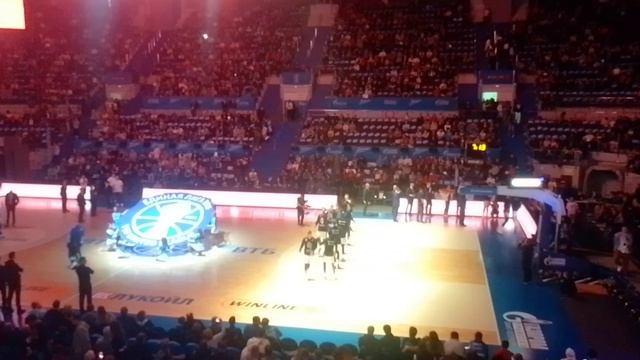 Зенит-ЦСКА, баскетбол, представление перед игрой, 12.10.2025.