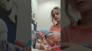 распаковка таба лапки и какого-то чудища нам сделали операцию мы в больнице