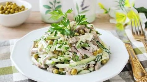 САЛАТ С ГОВЯЖЬИМ ЯЗЫКОМ смотреть онлайн