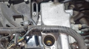 Лада Гранта Кросс. Проверяем наличие масла в 4 свечном колодце