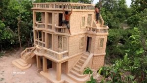 Крутой дом из глины, своими руками.