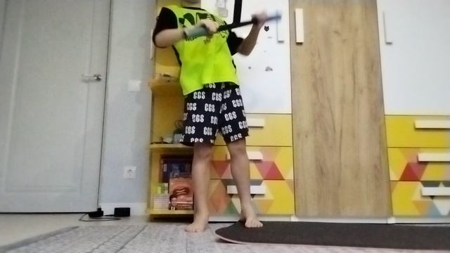 Как сделать брай на батутном самокате