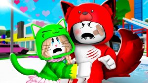 БОГАТЫЙ КОТ Майки против БЕДНОГО ПСА Джей Джея! Анимация Роблокс