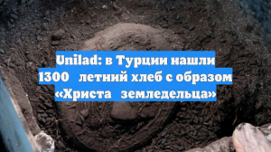 Unilad: в Турции нашли 1300‑летний хлеб с образом «Христа‑земледельца»