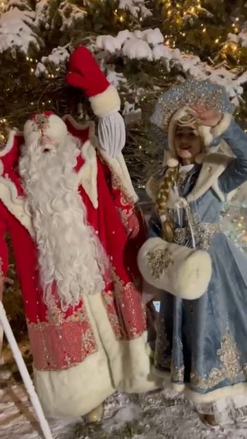 Дед Мороз и Снегурочка! Новогоднее поздравление! смотреть онлайн