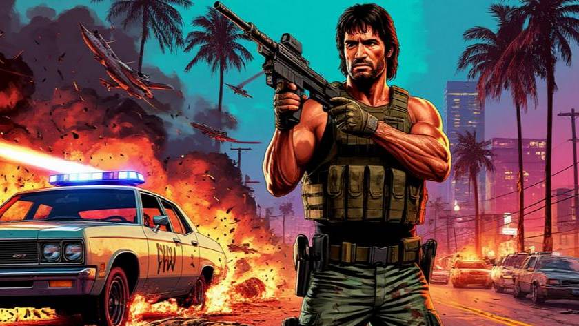 Мой мод - суперпулемёт GTA Vice City Nextgen Edition 110