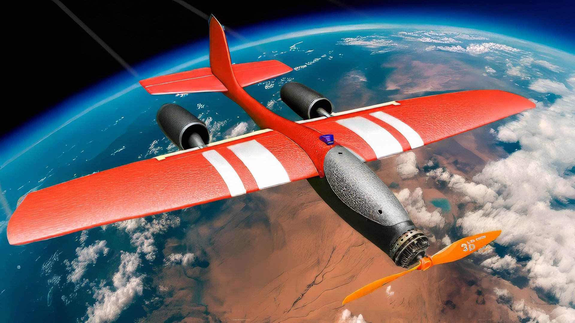 ПЕРЕДЕЛАЛ БОЛЬШОЙ 5$ САМОЛЕТ В РАДИОУПРАВЛЯЕМЫЙ БОМБАРДИРОВЩИК