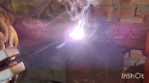 сварка трубы 57 толщина 4мм под рентген,decapower fluxmig 120 урок по сварке