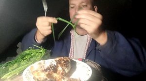 МУКБАНГ форель радужная на углях/обжор/ужин