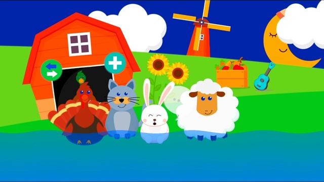 Учим жителей Фермы с малышами #2/ Изучаем животных на ферме / Учим звуки животных/ учим овощи смотреть онлайн