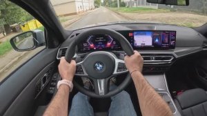 BMW 3 2025 (2.0 л. 20i hybrid 208 л.с.) POV Test Drive