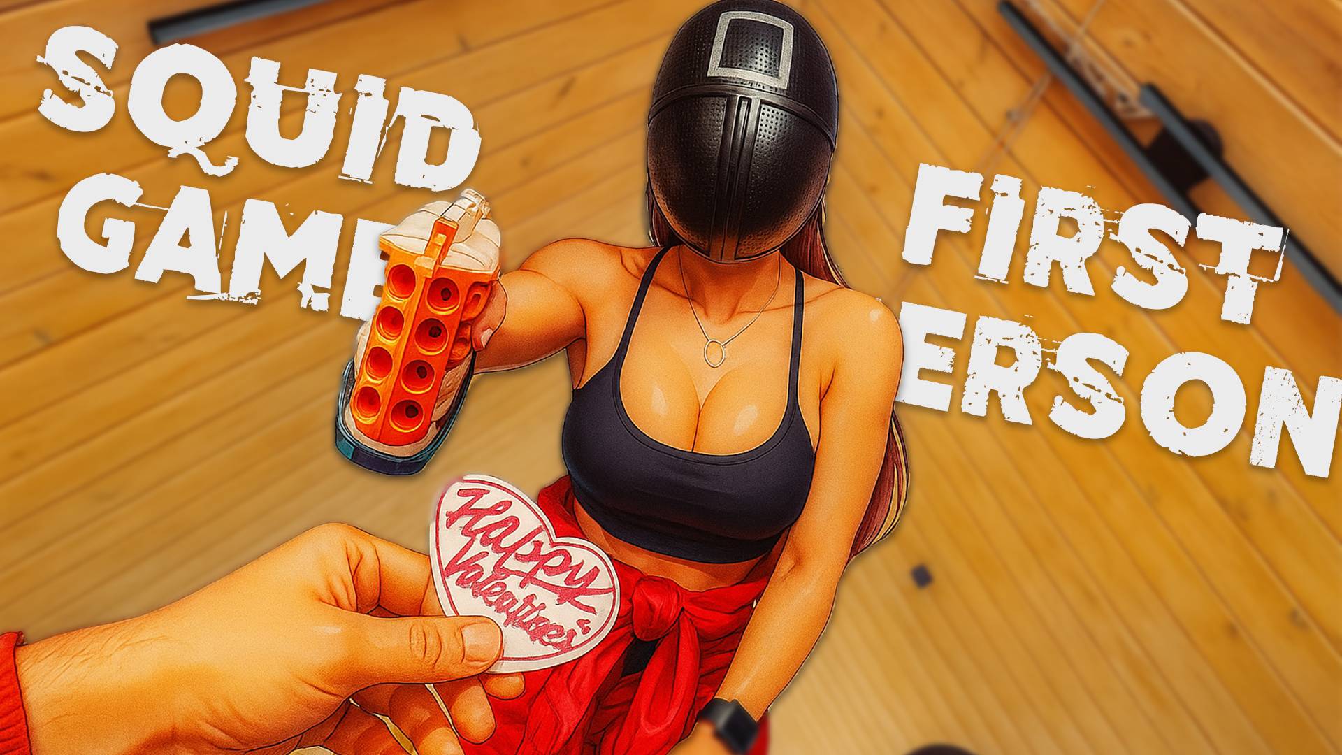 Побег от СЕКСУАЛЬНОЙ Ведущей в игре в кальмара