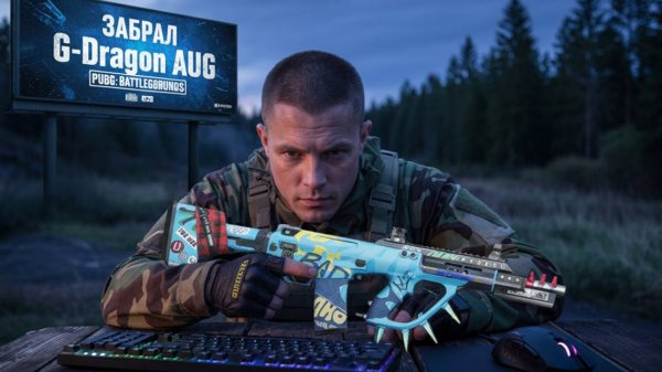 AUG G-DRAGON ЗАБРАЛ ACE32 КАСАНИЕ ДЕМОНА ПРОКАЧАЛ В PUBG: BATTLEGROUNDS