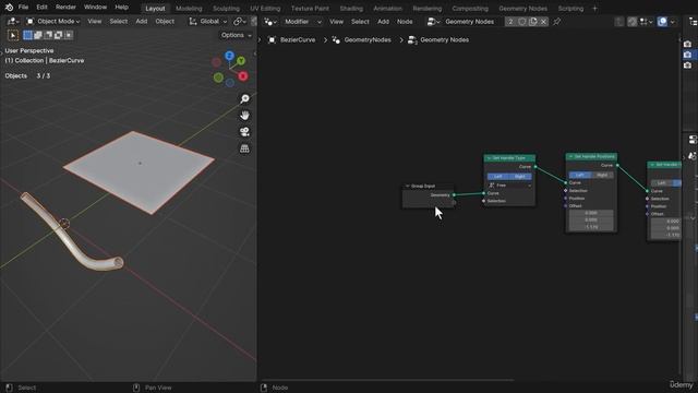 3. Curve Handle Manipulation смотреть онлайн