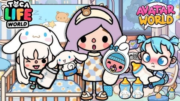 Сериал Тока бока Cinnamoroll обустройство в TOCA BOCA
