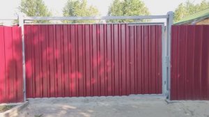 Откатные ворота своими руками.