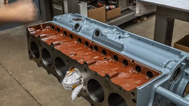 Сборка двигателя(Rusty-to-running-Chevy-Stovebolt1080p)