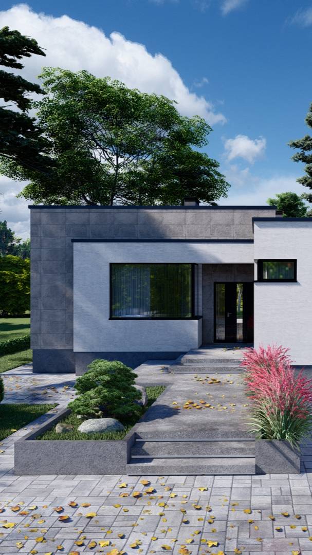 Проект одноэтажного коттеджа смотреть онлайн