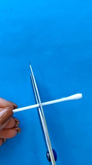 Поделка из ватных палочек