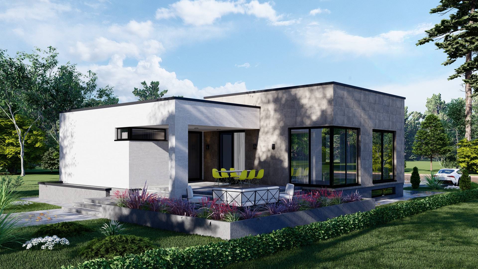 Проект 1-этажного коттеджа смотреть онлайн