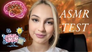 АСМР психологический тест  ASMR psychological test and close whisper