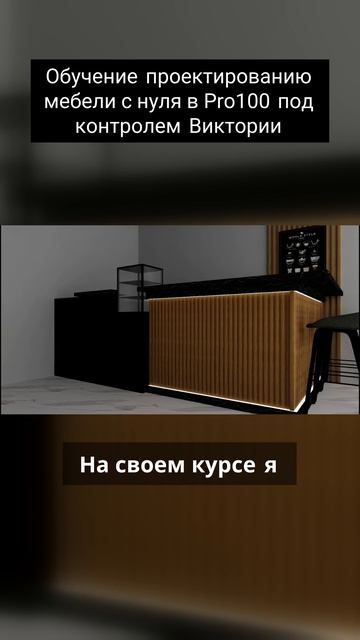 Обучение проектированию мебели с нуля в Pro100 под контролем Виктории смотреть онлайн