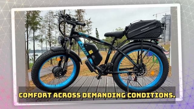 KETELES K800 Electric Bicycle 2000W motor 48v 23Ah Battery 26 inch fat tire Electric bike смотреть онлайн