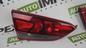 Hyundai Solaris II с 2017- года. Фонари в крышку багажника